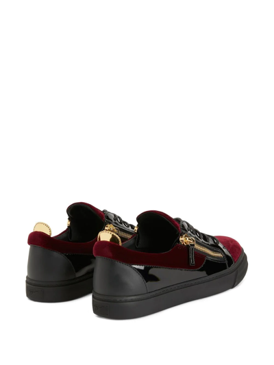 Shop Giuseppe Zanotti Frankie Low-top Sneakers In Red