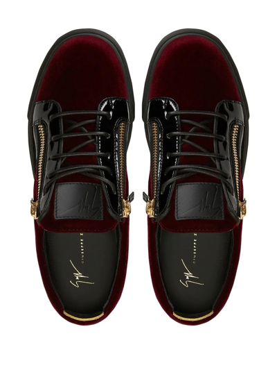 Giuseppe Zanotti Frankie Low-top Sneakers In Red