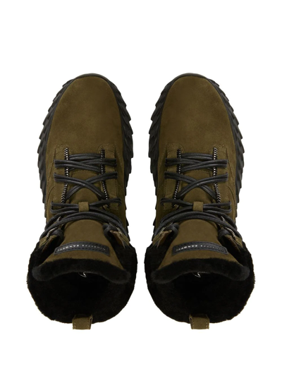 Shop Giuseppe Zanotti Urchin High-top Sneaker Boots In Green