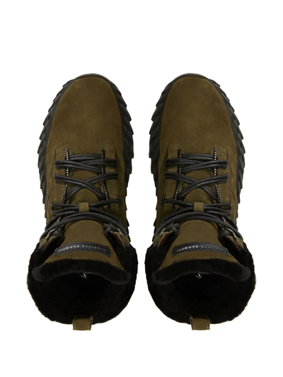 Giuseppe Zanotti Urchin High-top Sneaker Boots In Green