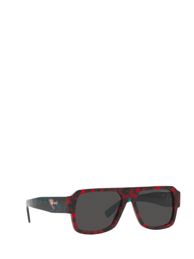Shop Prada Eyewear Sunglasses In Havana Red