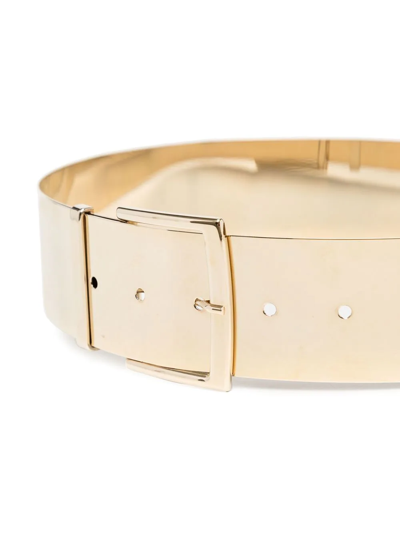 Shop Isabel Sanchis Metal Buckle-fastening Belt In Gold