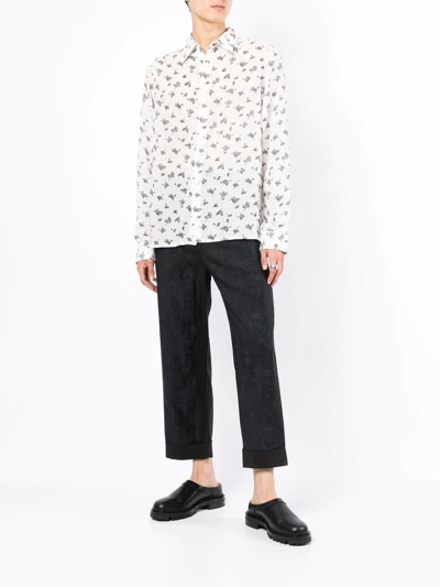 Shop Onefifteen X Anowhereman Cropped Trousers In Black