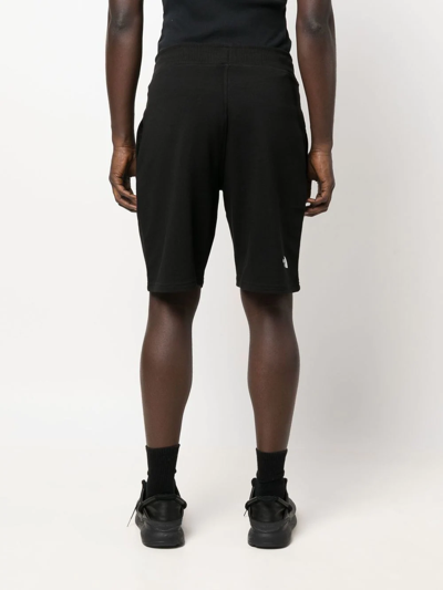 The North Face Embroidered-logo Knee-length Shorts In Black