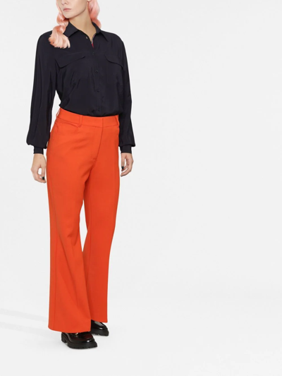 Tommy Hilfiger Long-sleeved Buttoned-up Shirt In Blau