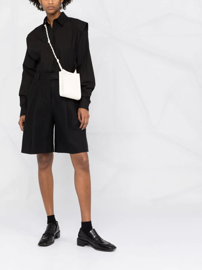 Jil Sander Tangle Shoulder Bag In Weiss