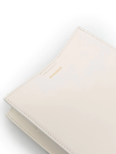 Jil Sander Tangle Shoulder Bag In Weiss