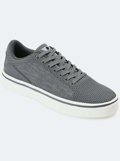 Shop Vance Co. Shoes Vance Co. Desean Knit Casual Sneaker In Grey