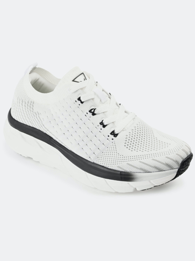 Shop Vance Co. Shoes Vance Co. Curry Knit Walking Sneaker In White