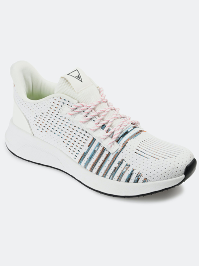Shop Vance Co. Shoes Vance Co. Brewer Knit Athleisure Sneaker In White