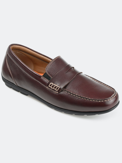 Shop Thomas & Vine Thomas And Vine  Woodrow Driving Loafer In Red