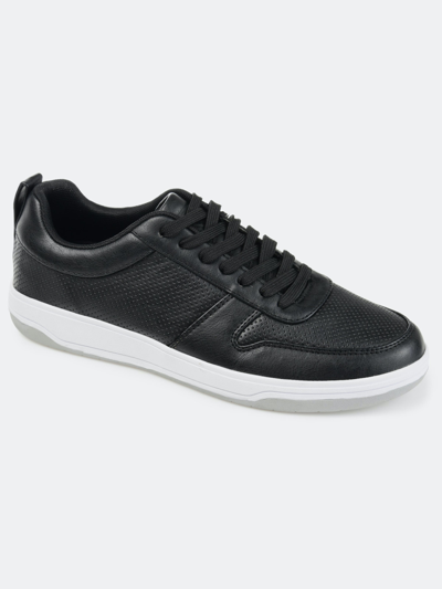 Shop Vance Co. Shoes Vance Co. Ryden Casual Perforated Sneaker In Black