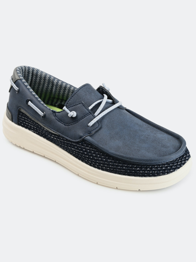 Shop Vance Co. Shoes Vance Co. Carlton Casual Slip-on Sneaker In Blue