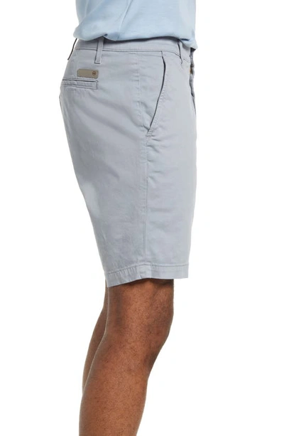 Shop Ag Wanderer Stretch Cotton Chino Shorts In Flowing Breeze