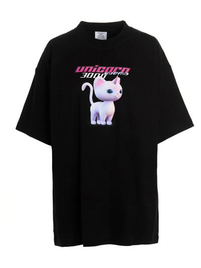 Unicorn 3000 Oversized T-shirt In Black