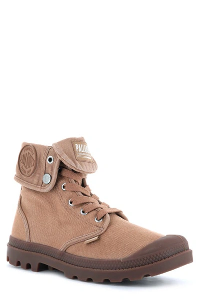 Shop Palladium 'baggy' Canvas Boot In Woodlin