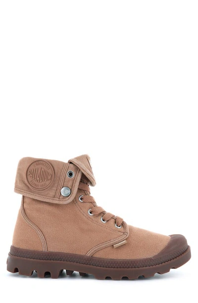 Shop Palladium 'baggy' Canvas Boot In Woodlin