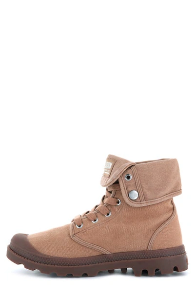 Shop Palladium 'baggy' Canvas Boot In Woodlin