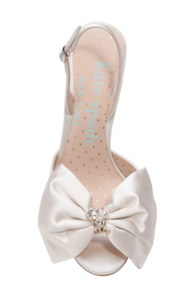 Shop Kate Spade New York Happily Slingback Sandal In Ivory Bridal