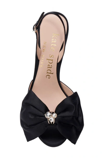 Shop Kate Spade Happily Slingback Sandal In Black