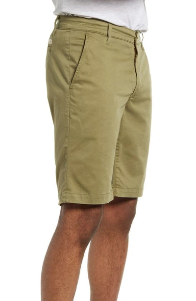 Shop Ag Griffin Stretch Cotton Shorts In Cavalry Se