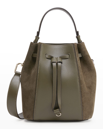 Furla Miastella Mini Leather Bucket Bag In Salvia C | ModeSens