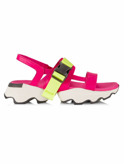 Shop Sorel Women's Kinetic Impact Sling Sport Sandals In Cactus Pink