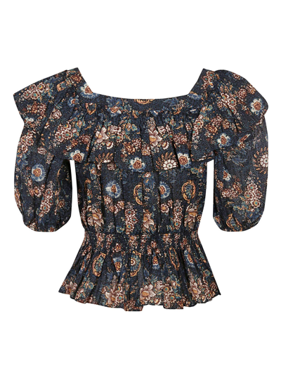 Shop Ulla Johnson Shirts In Twilight