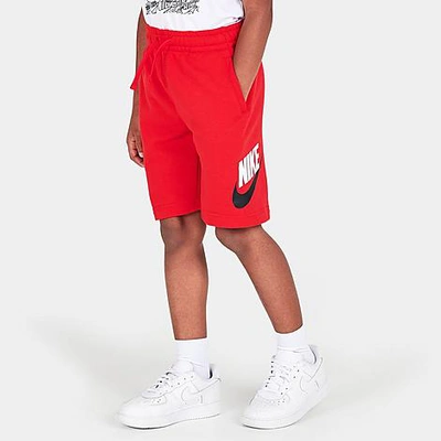 Shop Nike Boys' Little Kids' Sportswear Club Fleece Shorts In University Red
