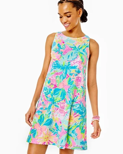 Shop Lilly Pulitzer Kristen Swing Dress In Multi Sunshine State Of Mind