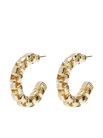 Shop Laura Lombardi 14kt Yellow Gold Martina Hoop Earrings