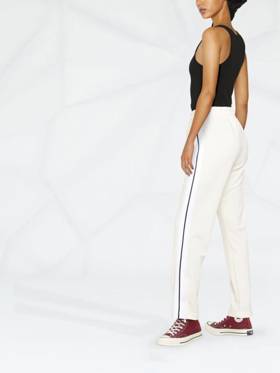 Palm Angels Side Stripe White Track Pants In White