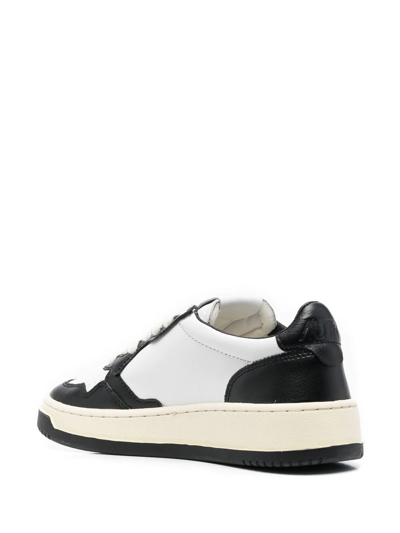 Shop Autry Action Two-tone Sneakers In Black