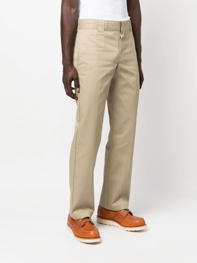 Dickies Construct Straight-leg Chinos In Neutrals