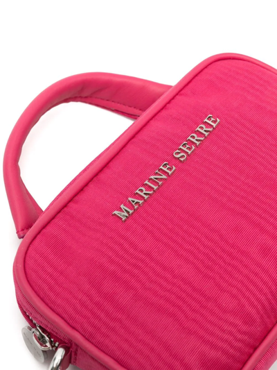 Shop Marine Serre Mini Madame Tote Bag In Pink