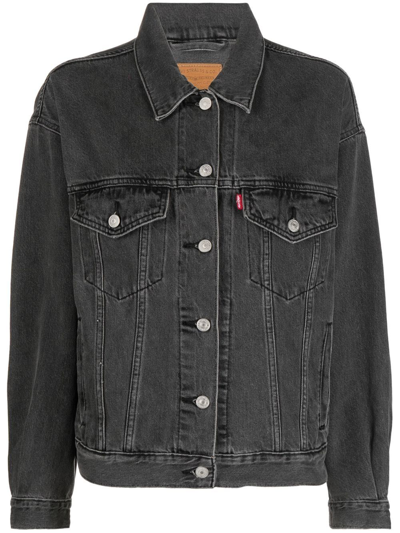 Levi's 90s Truck Driver Denim Jacket In Grey