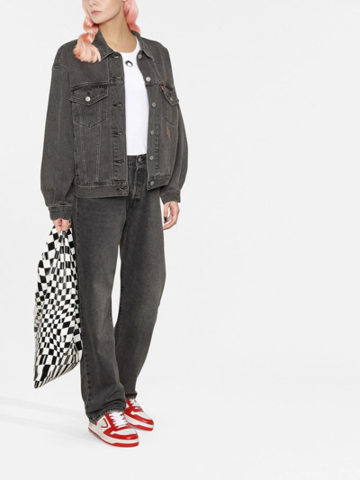Levi's 90s Truck Driver Denim Jacket In Grey