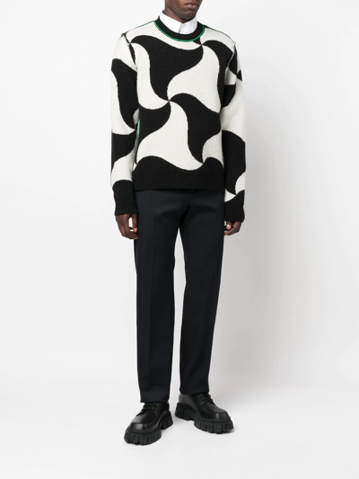 Valentino Straight-leg Tailored Trousers In Blue