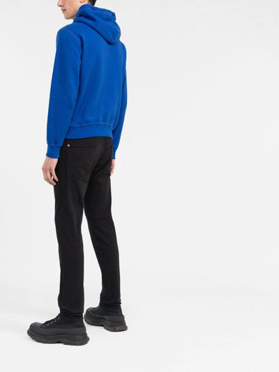 Dsquared2 Cotton Cargo Trouser With Logo Patch In Black