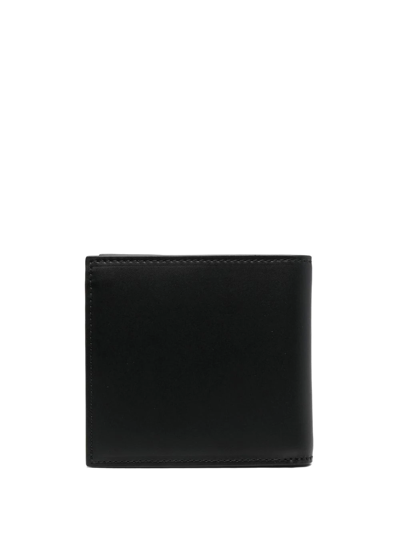 Shop Alexander Mcqueen Logo-print Bi-fold Wallet In Black
