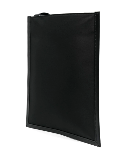 Alexander Mcqueen Logo-print Messenger Bag In Black