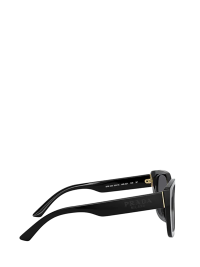 Shop Prada Pr 24xs Black Sunglasses