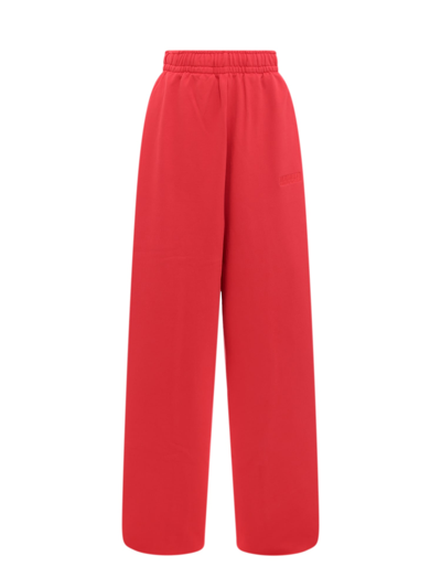 Shop Vetements Trouser In Red