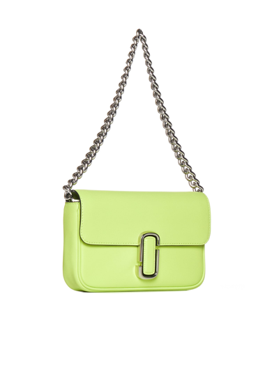 Shop Marc Jacobs Shoulder Bag In Green Glow