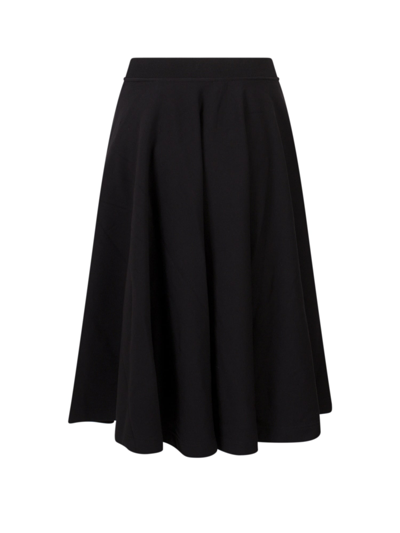 Shop Burberry Skirt In Black