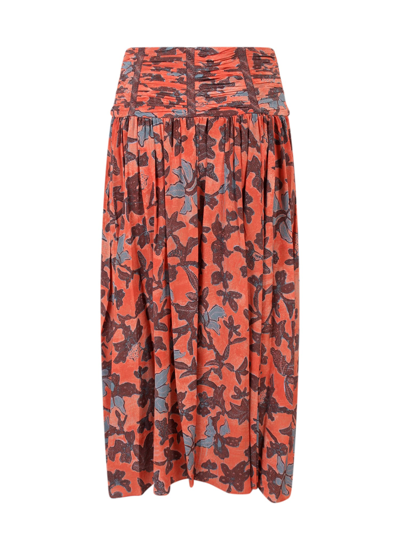 Shop Ulla Johnson Skirt In Orange