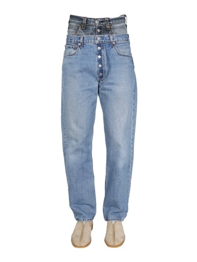 Shop 1/off Double Waist Jeans In Denim