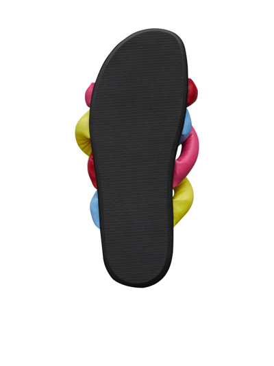 Shop Moncler Genius Jbraided Slides Shoes In Multi