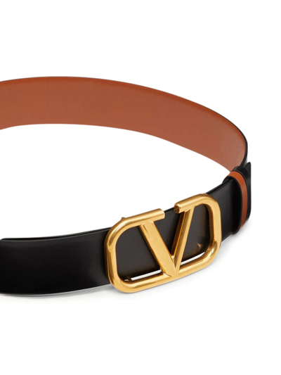 Shop Valentino Belt H. 30 Reversibi Le Vlogo Signature In J Selleria Black