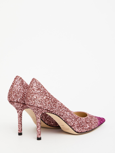 Shop Jimmy Choo Love 85 Pumps In Fuxia